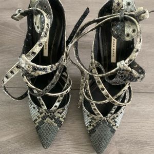 Zara Python Pumps